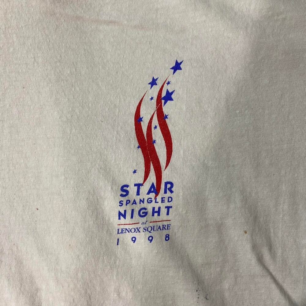 Stained hanes beefy t 1998 star spangled night